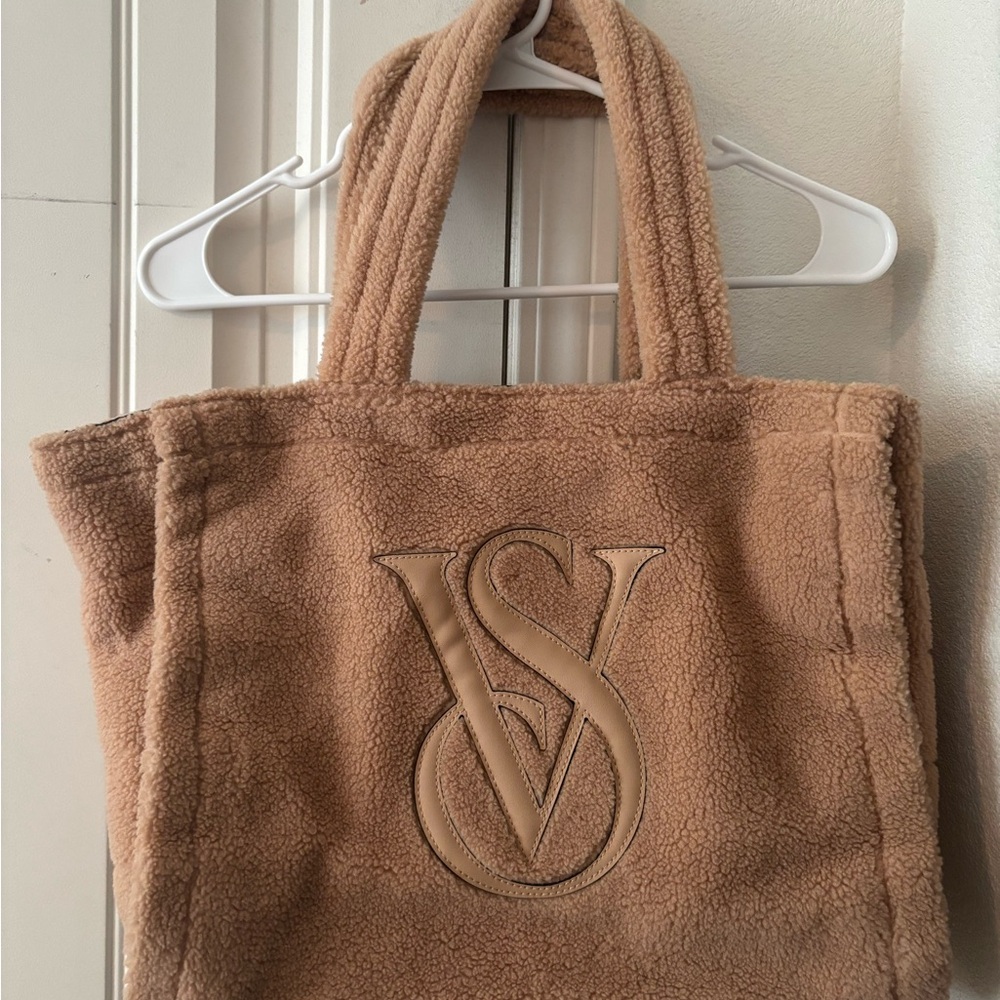 Victoria's Secret Camel Sherpa Tote